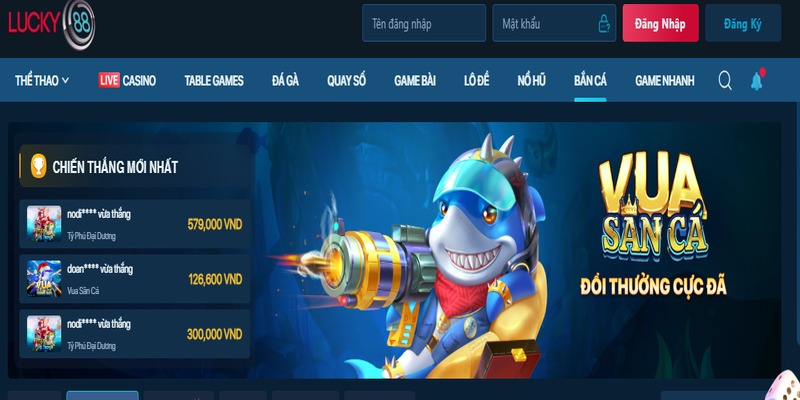 Đua top cùng nhiều cao thủ bắn cá Lucky88